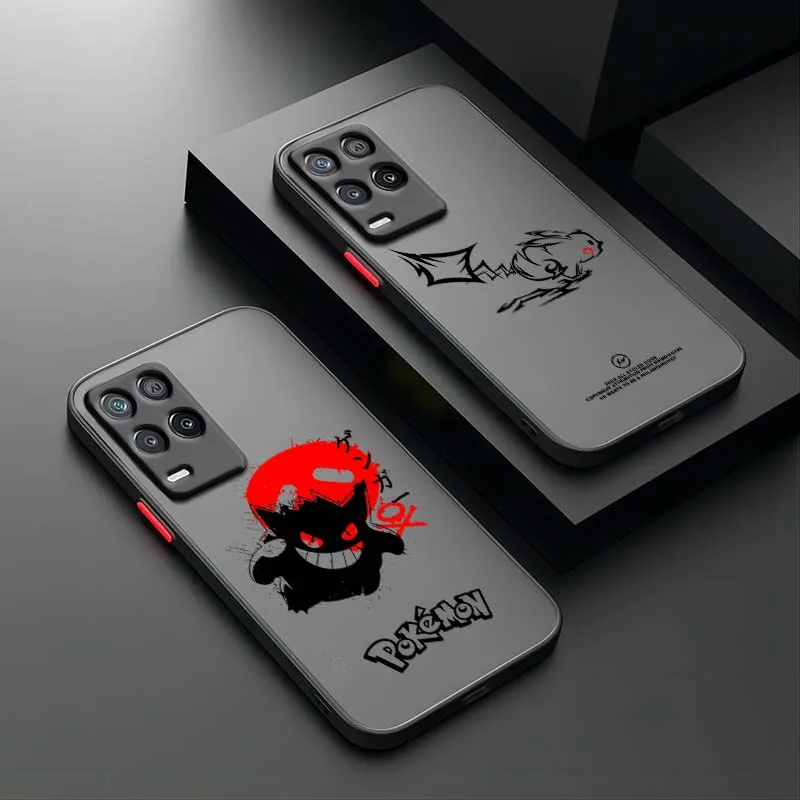 Фото Матовый полупрозрачный чехол для телефона Anime Pokemons Cove для OPPO A98 A96 A95 A94 A93 A92 A79 A78 A77 A76 A74 A73 A72 №1