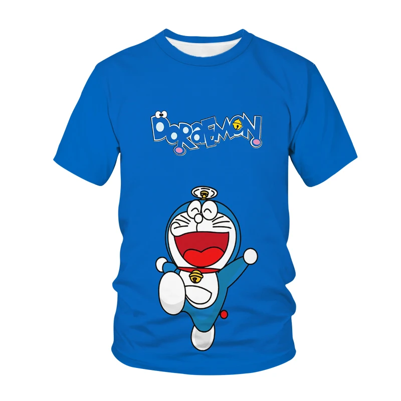 

Fashion 3D Printed Anime Doraemon T-Shirts boys girls Hip Hop Streetwear Short Sleeve Cartoon T-shirt Cool Tops Tee 4-14 ages