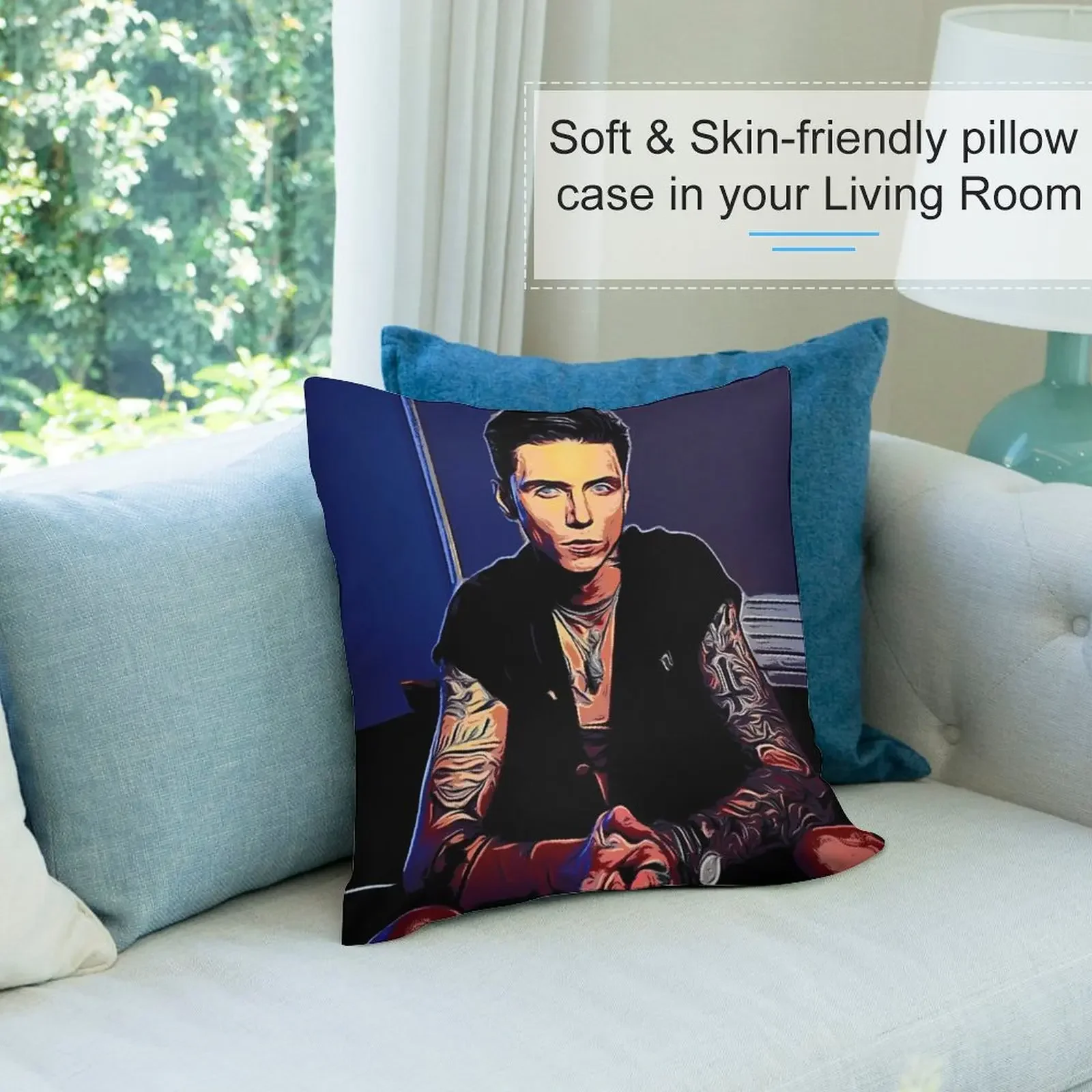 Потрясающая декоративная подушка Andy Biersack предметы для украшения комнаты чехлы