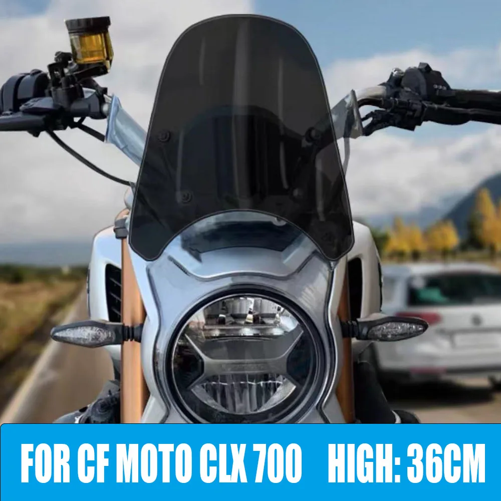 

Motorcycle Windshield Scooter Windscreen Wind Deflectors For CFMOTO 700 CLX 700CLX 700CL-X CLX700