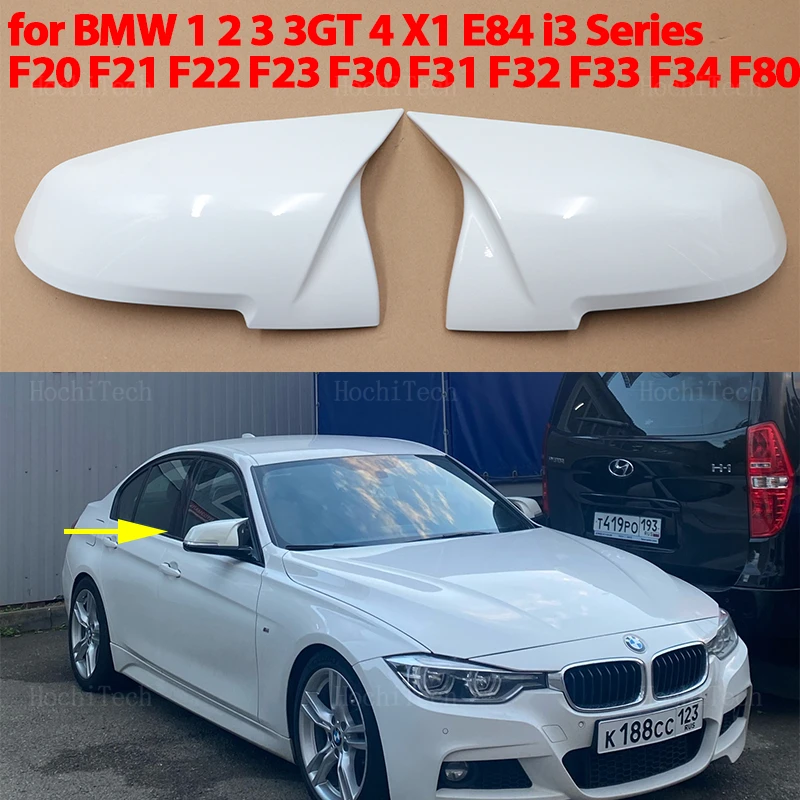 

M White Black Replacement Rearview Side Mirror Covers Cap For BMW 1 2 3 3GT 4 M2 i3 Series F20 F21 F22 F23 F30 F31 F32 F33 F34