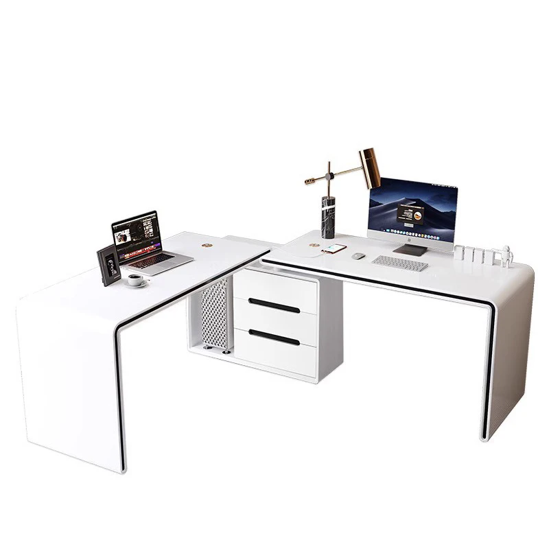 Стол игровой угловой для руководителя современные аксессуары студентов офисный