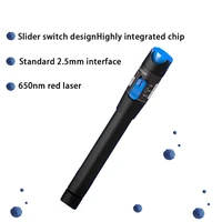 fiber optic cable tester 5km visual fault locator scfcst 2 5mm interface red light pen for fiber network cable test