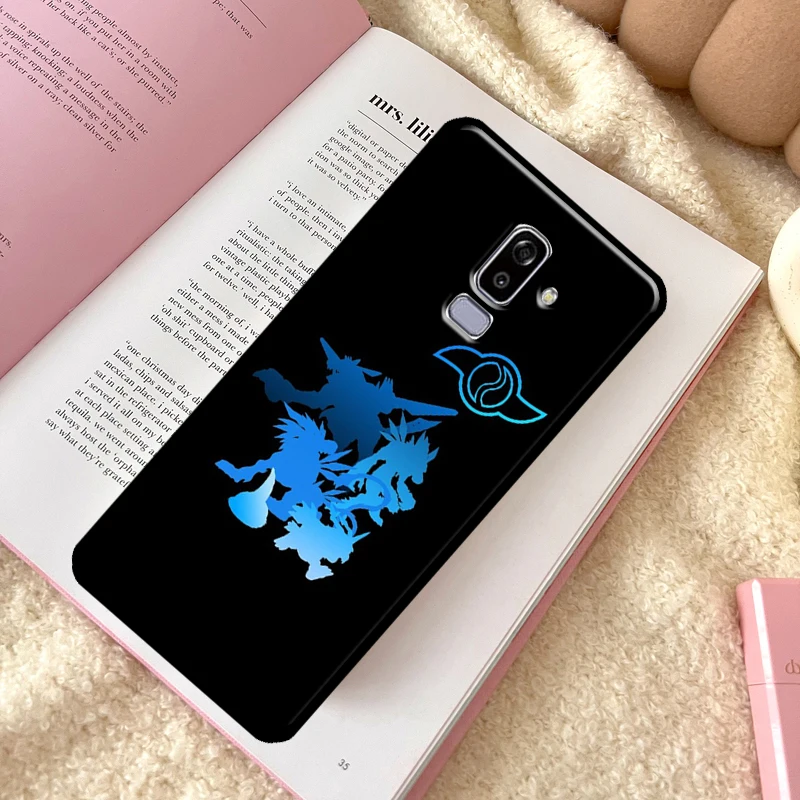Японский аниме Digimon чехол для телефона Samsung Galaxy J6 J4 Plus A6 A7 A8 A9 J8 2018 A3 A5 J1 2016 J3 J7 J5 2017 |