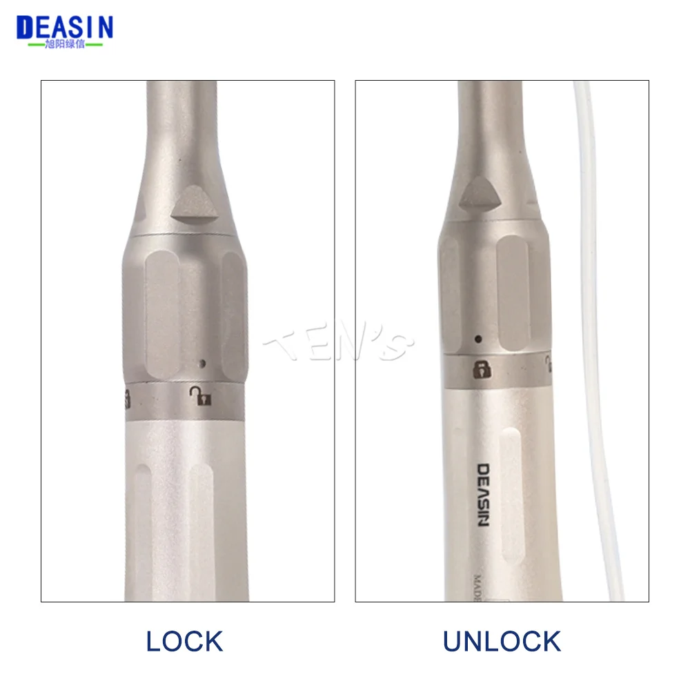 Deasin Dental Low Speed Handpiece 20 Degree Angle Micro Surgery Surgical Straight Handpiece Dentist Tools