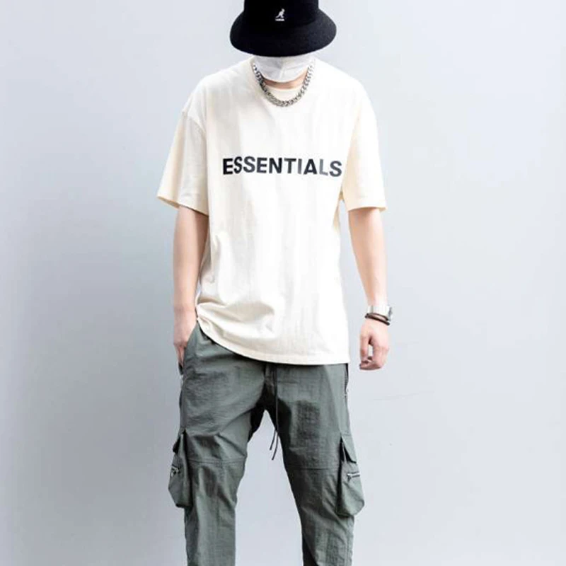 

Футболка с биркой для мужчин и женщин, хлопковая Повседневная винтажная уличная одежда в стиле ретро, однотонная свободная Классическая, па...