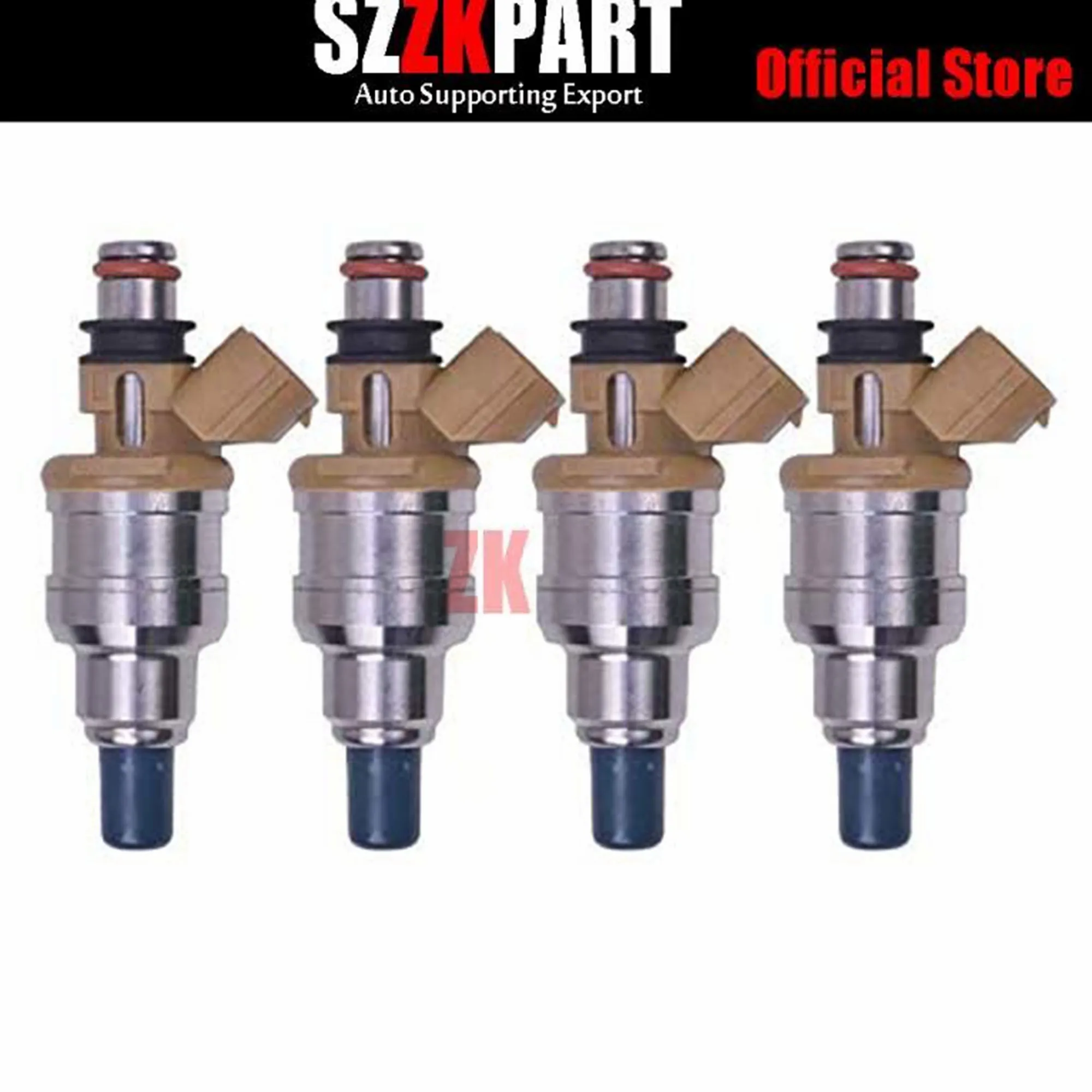 

Fuel Injector OE 4x 195500-2180, For Mazda Miata 1955002180 L For Ford Favor Sephia Mercury 8L L4