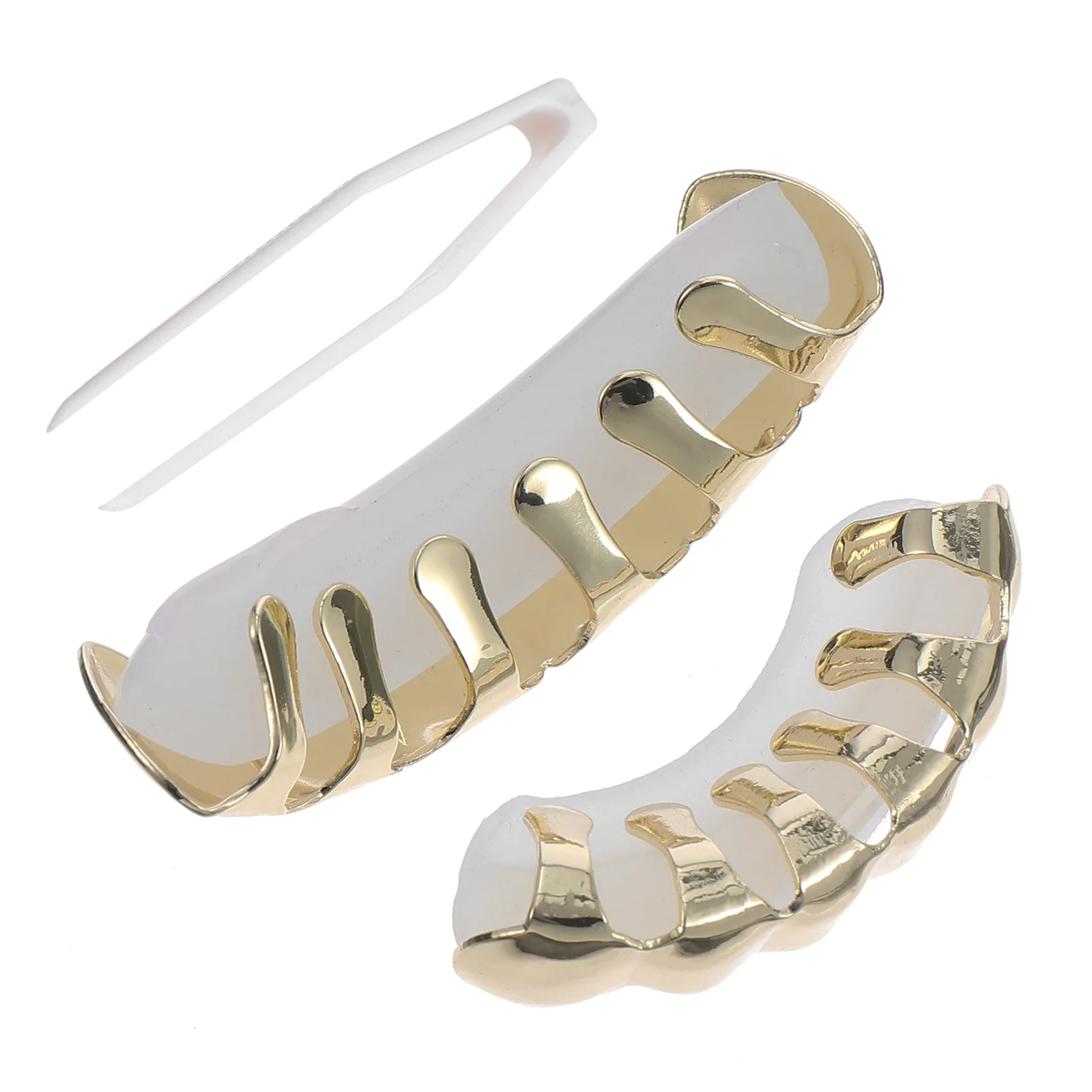 

Body Jewelry Rapper Teeth Tooth Cap Gold Jewels Bling Caps Shiny Toy Grill Hip Hop Fang Temporary Rhinestones Braces