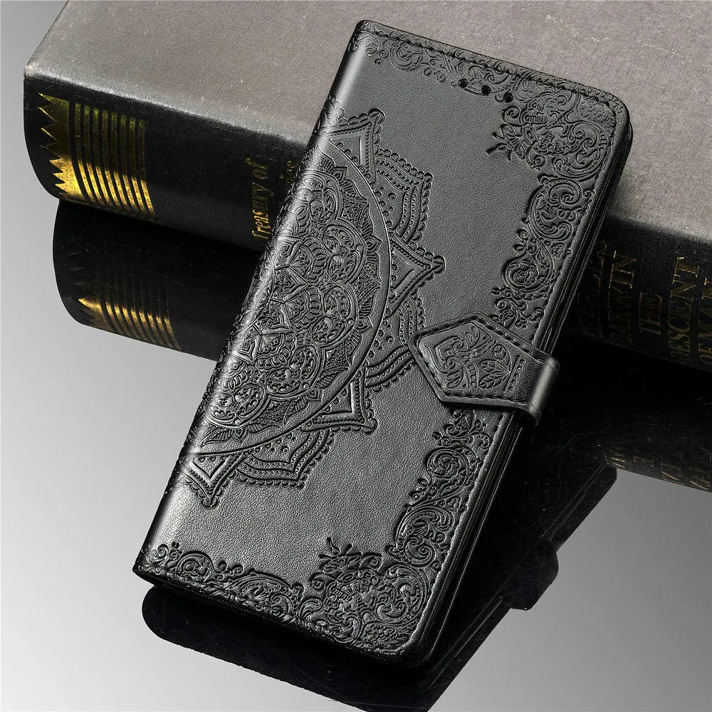 S21 S 22 Ultra 3D Mandala Leather Card Slot Wallet Coque for Samsung S20 FE Flip Case Samsung Galaxy S22 Note 20 S 21 Plus Cover