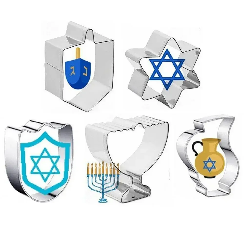 

Набор форм для печенья Ханука из нержавеющей стали Cookie Tools