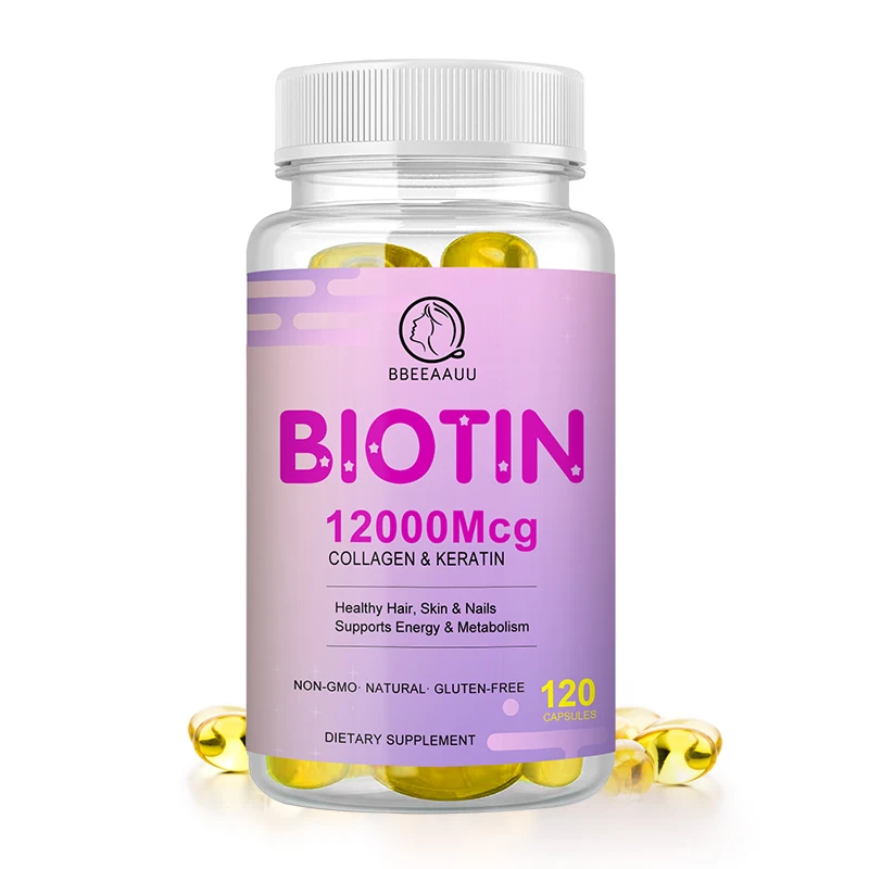 

BEAU Biotin for Hair Growth Hair Beauty Health Anti-Aging Collagen Whitening Skin Protect Nails and Hair Vitamins B7 Supplements