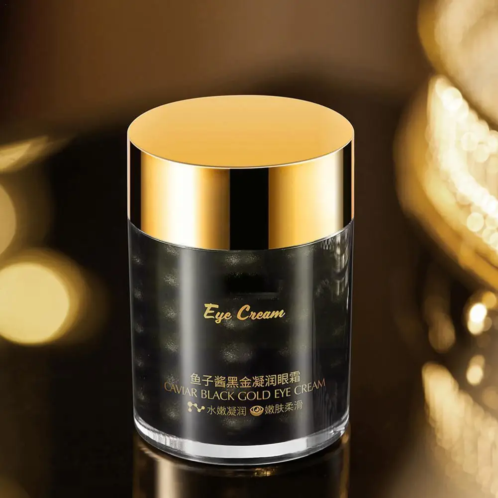 

60g Eye Cream Caviar Black Gold Gel Cream Moisturizing Puffiness Wrinkle Eye Care Remove Serum Eye Circle Anti Dark Skin Ag V7x3