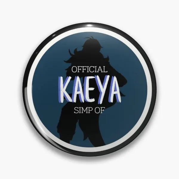 

Амортизирующая мягкая булавка на пуговицах Kaeya, альбергих Genshin, милая модная металлическая бижутерия, Женский значок, подарок, креативный му...