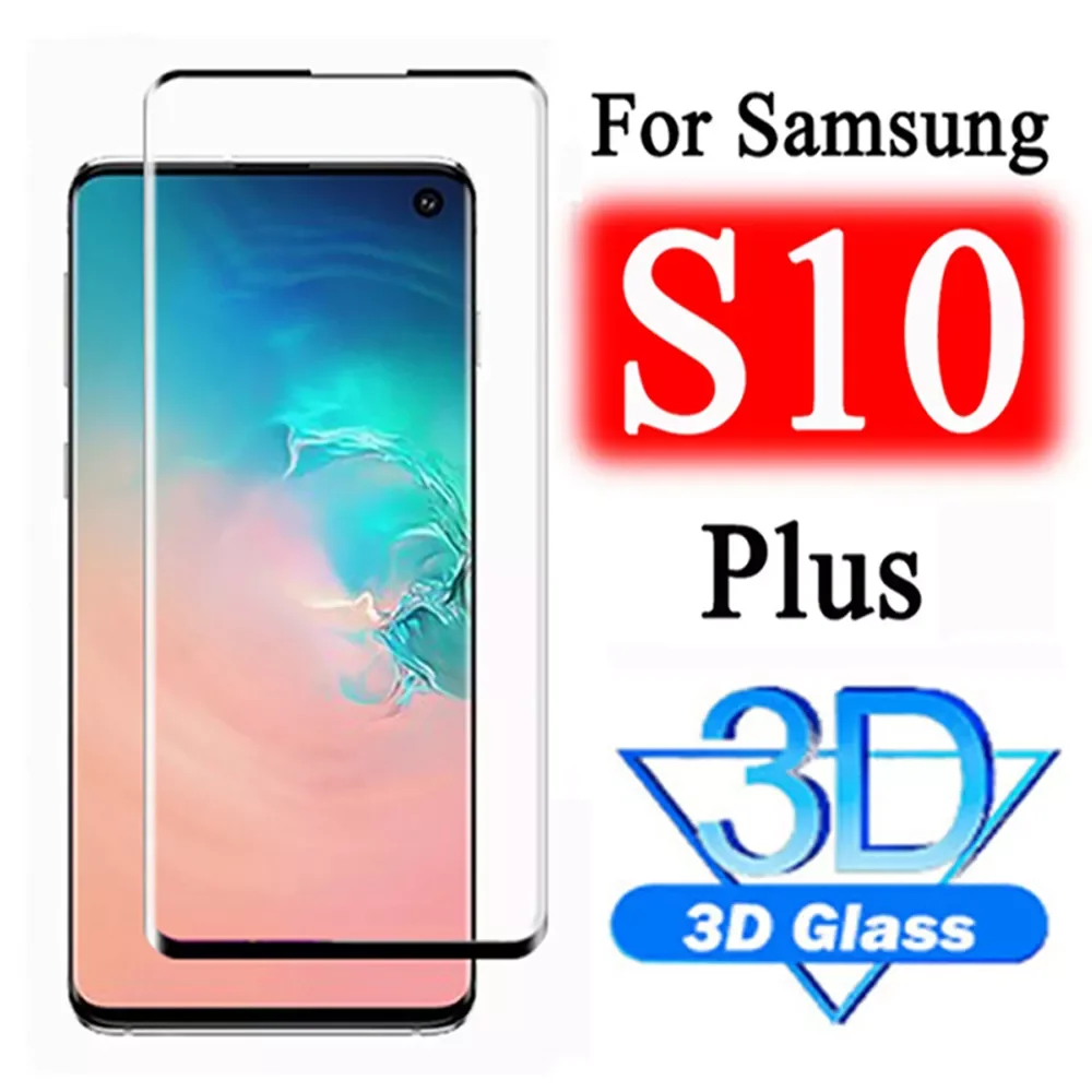 

Закаленное стекло для samsung Galaxy S10e S7 edge S8 S9 S10 plus, защита экрана телефона, полное покрытие, защитная пленка на стекло