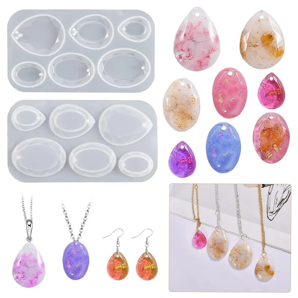 Силиконовая форма искусственная для рукоделия смола эпоксидные подвески серьги