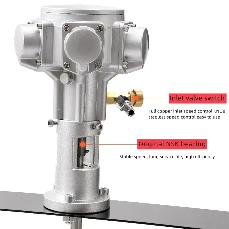 60 галлонов 400L пневматический смеситель для краски мешалка 200 литрового бака