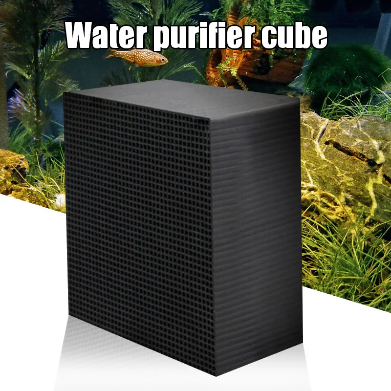 

Activated Carbon Purifier Replacement Core Aquarium Water Purifier Cubes Water Aquarium Accessories Replacement Core 10x10x5cm