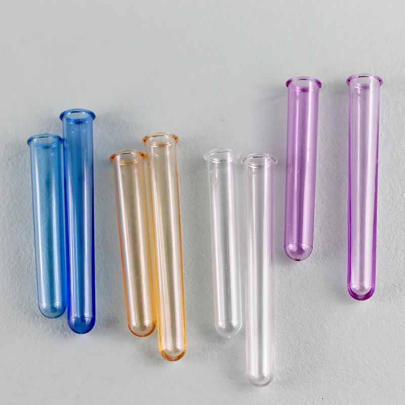 5pcs Plant Incubator for Hydroponic Flower Concrete Cement Plaster Resin Pot Clear Plastic Test Tubes DIY Craft Making Tools - купить по