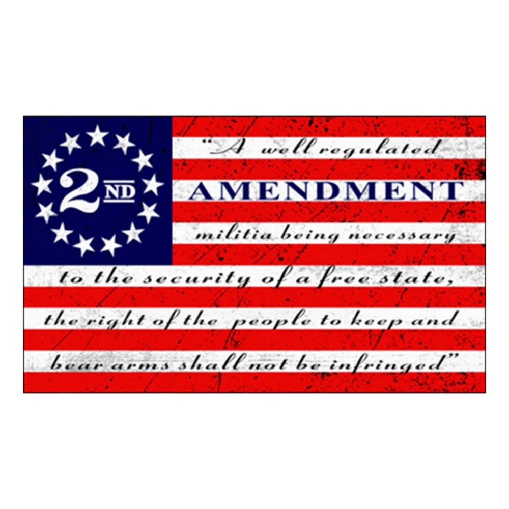 

60X90/90X150CM 2nd Second Amendment 1791 Vintage American Flag