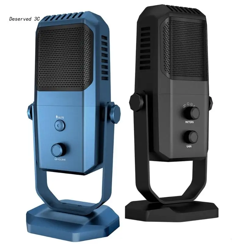

Condenser Microphone for Meeting Game Video Recording Universal 48kHz/16Bit Mic