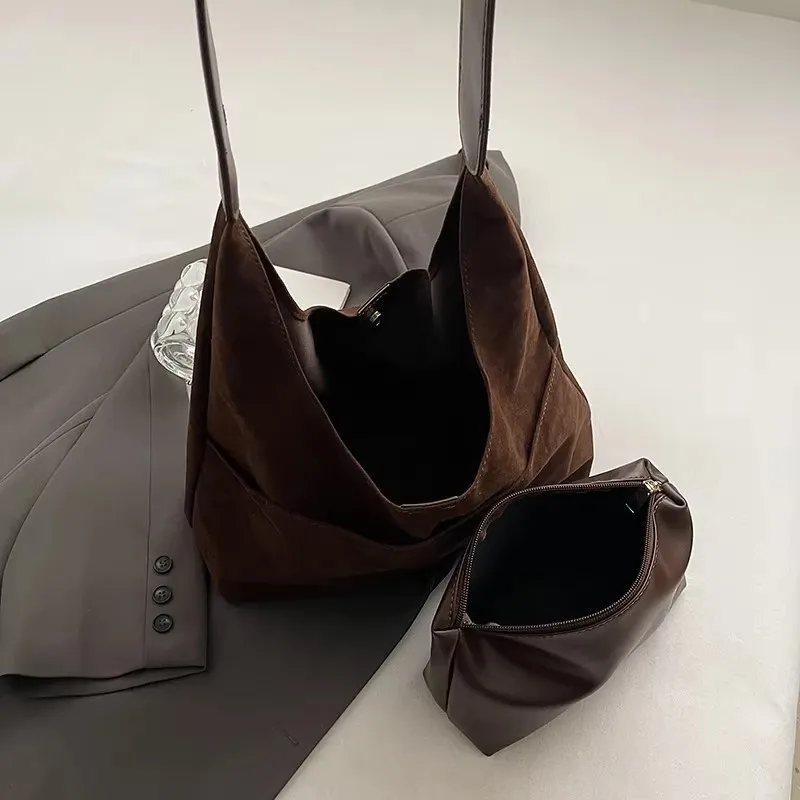 Женские сумки на плечо из искусственной кожи в стиле ретро 2 шт./компл. новинка 2024