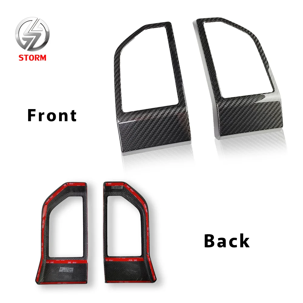 

Interior Accessories Newly Prepreg/ Dry Carbon Fiber For Fords F150 F-150 Raptor Centre Dashboard Side Air Vent Outlet Trim