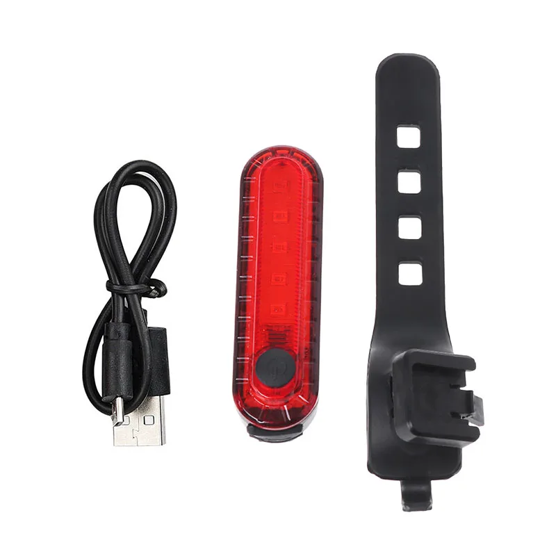 

USB Rechargeable LEDBike Light MTB Bicycle Back Rear Taillight Cycling Safety Warning Light Waterproof Bicycle Lamp Flashligh