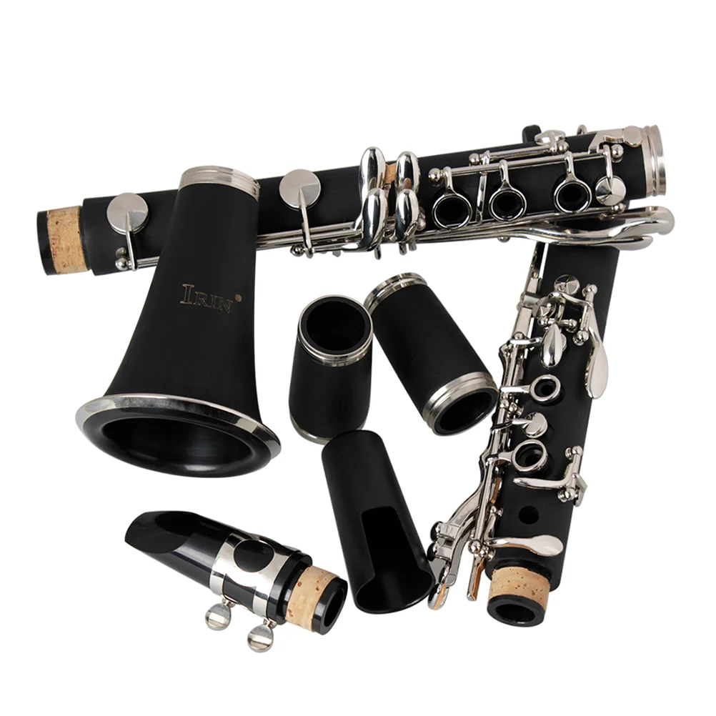 

Кларнет Bakelite, плоский кларнет с отделением для хранения, для начинающих (черный), кларнеты, профессиональный музыкальный инструмент