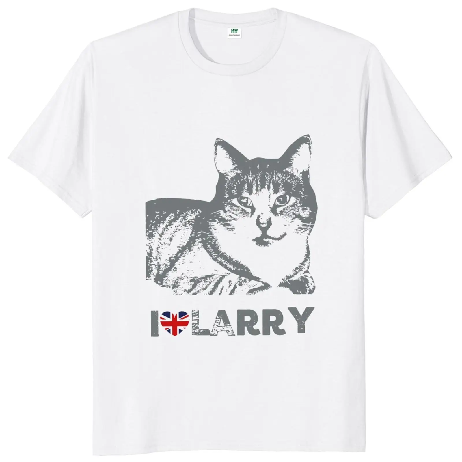 

Larry the Cat T-shirt Cute Larry Cat Fans Gift Memes T Shirt For Men Women EU Size Summer Casual Cotton Unisex Oversized Tee Top