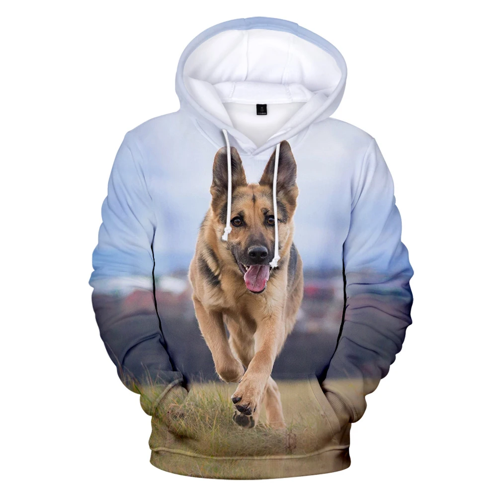 

3D Print Dog Lovers Men/women/children Autumn Hoodies High Quality German Shepherd Hoodies Sweatshirt Casual Pullover Oversized