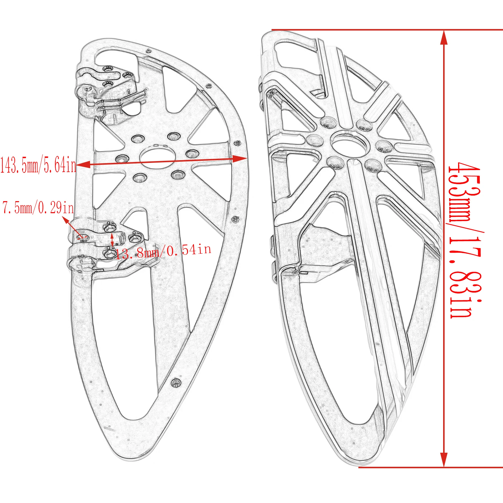 Передняя педаль для мотоцикла подставка ног Harley Touring Street Glide Heritage Softail Fatboy Dyna Switchback