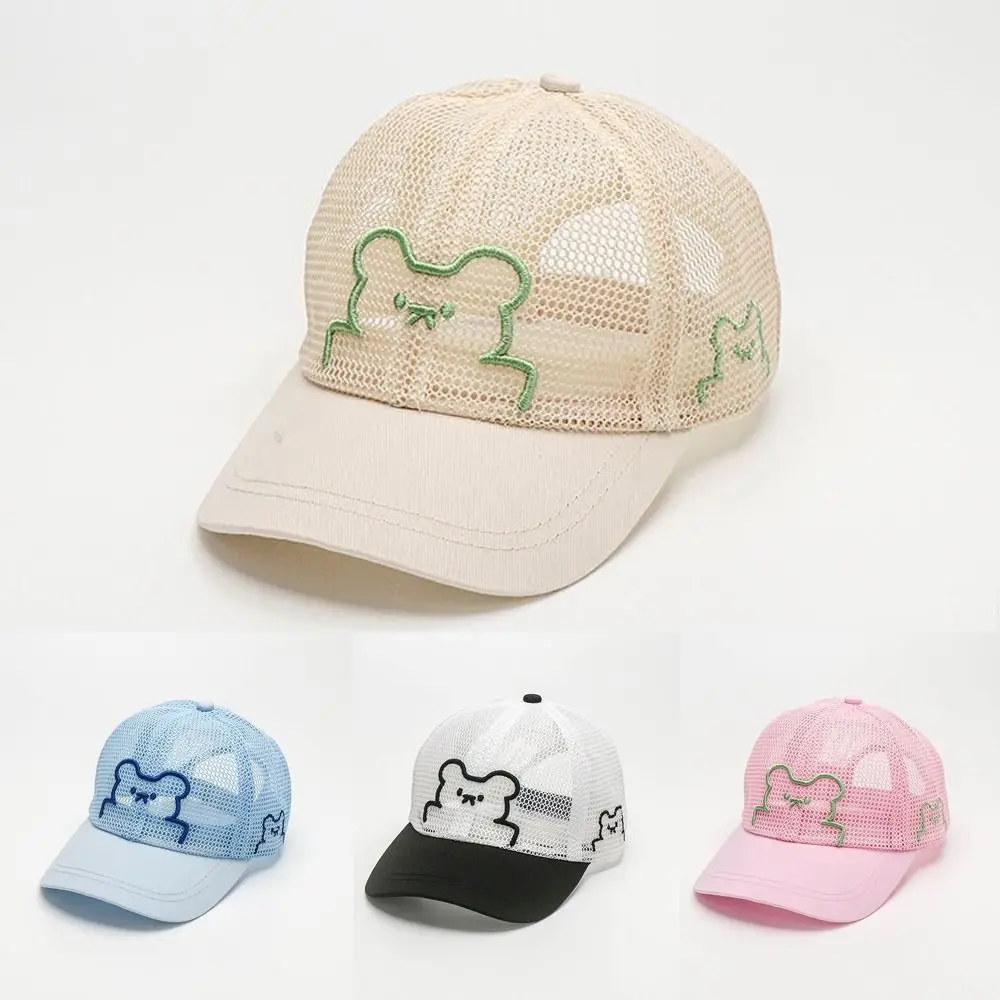 Детская Бейсболка С Рисунком Медведя Из Мультфильма Защита От Ультрафиолета