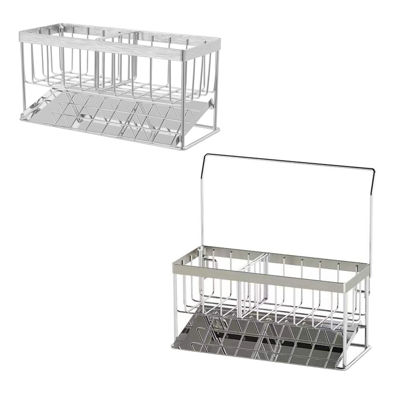 

Настенный дозатор для мыла из нержавеющей стали, настенный органайзер для кухонной столешницы