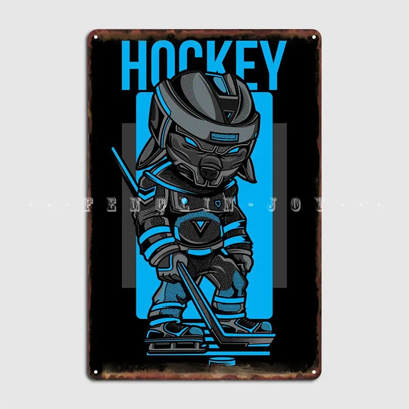 

Hockey Metal Sign Wall Mural Designing Mural Painting Décor Tin Sign Poster
