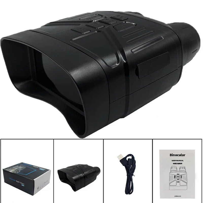 

NV4000 Digital Night Vision BINOCULAR IR LED Camorder 5X Zoom Mini Night Vision Device for nighthunting imager 200M 1080P
