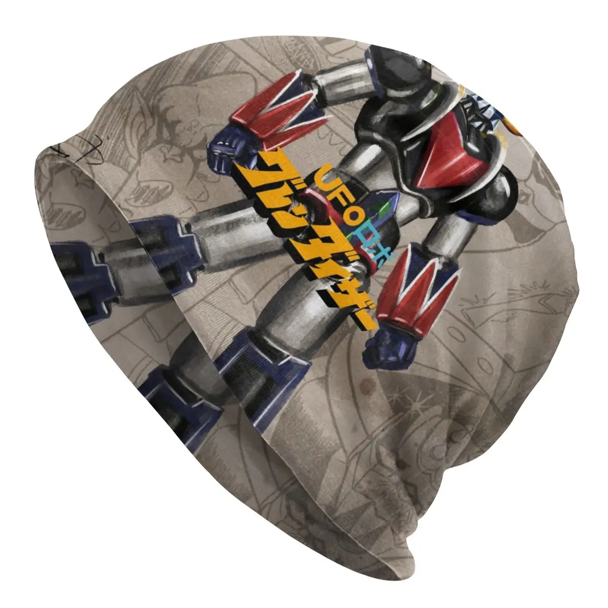 

Зимняя трикотажная Шапка-бини с принтом НЛО