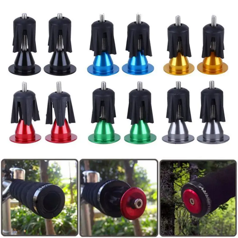 2 шт. велосипедная ручка торцевая крышка из алюминиевого сплава ручки для руля