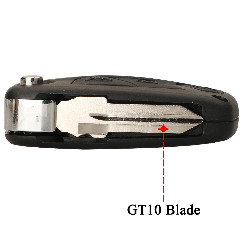 

Складной Чехол-брелок Jingyuqin Для Ключа Fiat Ducato Iveco Daily С Лезвием SIP22/GT10, 2/3 Кнопки