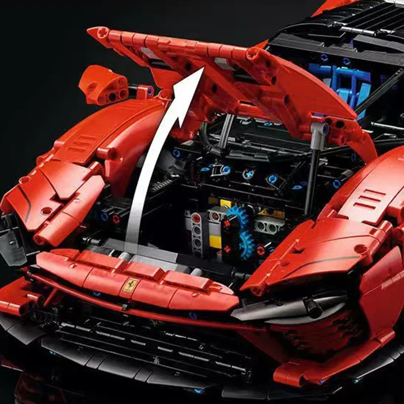 42143 Daytona SP3 модель суперкара Ferraried технический автомобиль строительные блоки