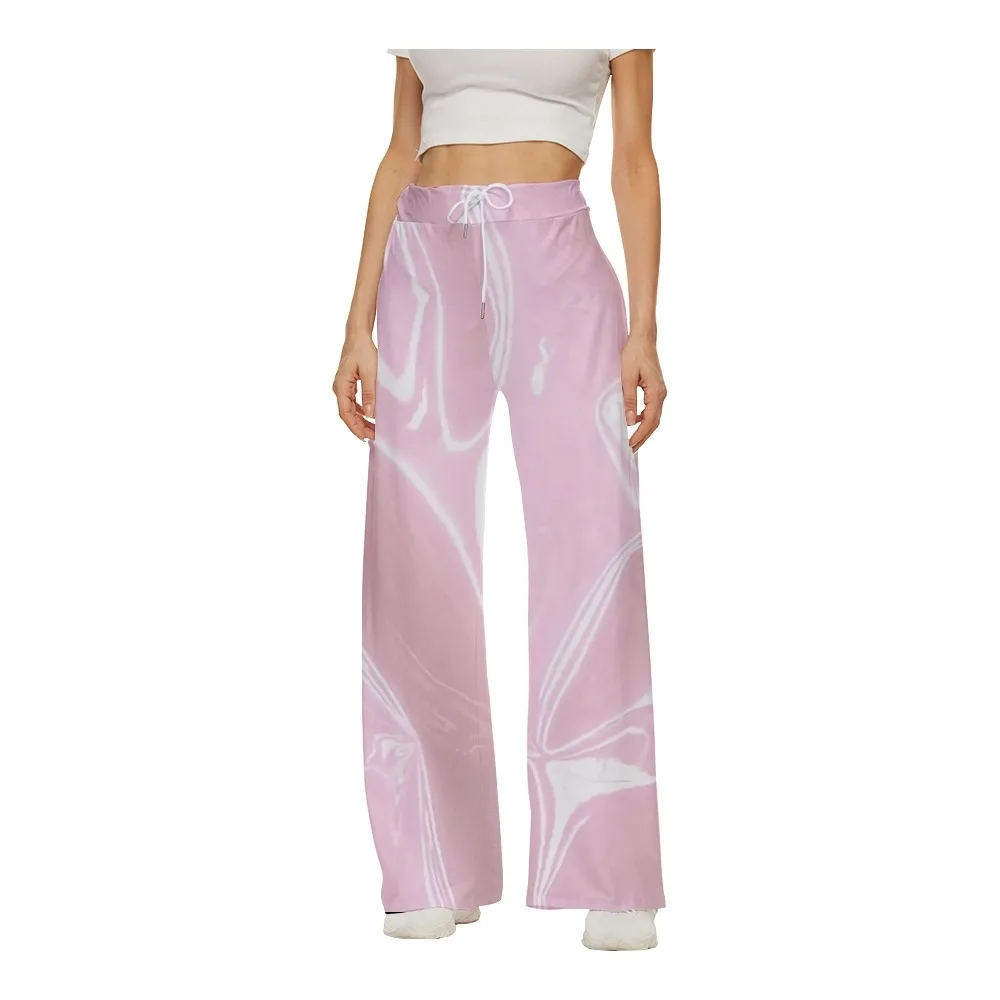 SOJINM Women Printing Summer Wide Leg Pants Baggy Sweatpants Joggers Fashion Bottoms Streetwear Casual Trousers 5XL