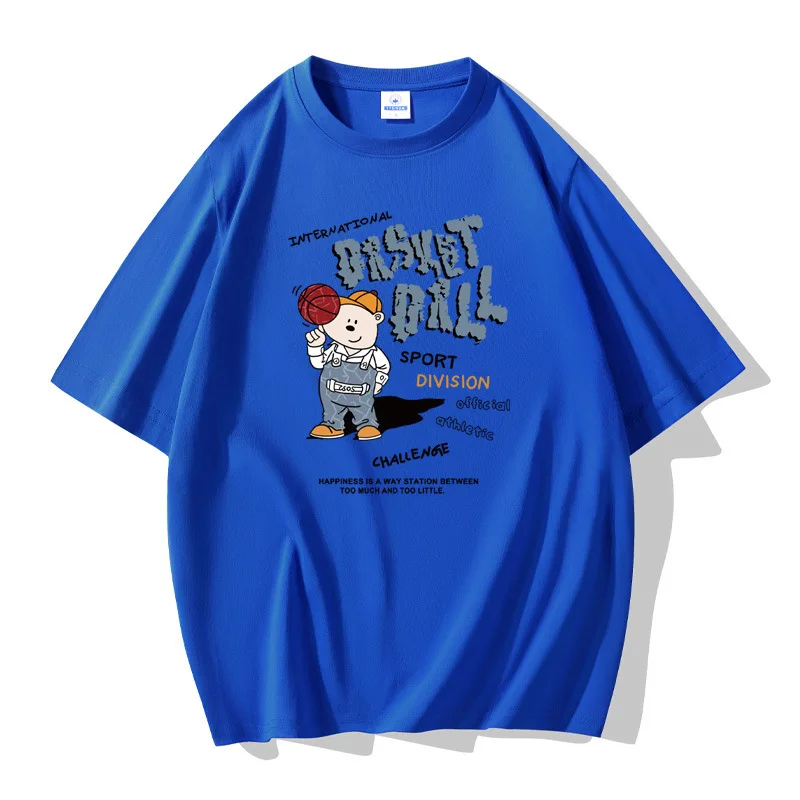 

2023 Spring Summer Fashion Men/Women T-shirts Letter Printed O-Neck Short Sleeve T Shirt clothes Korean Style Top Tees Female