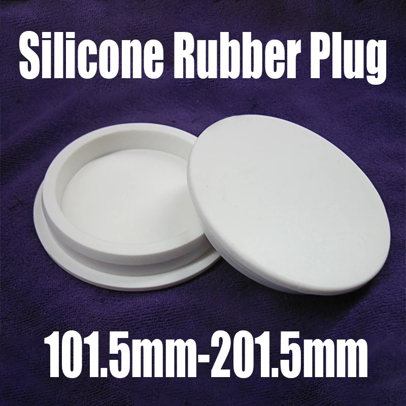 

1PCS 101.5mm-201.5mm White Silicone Rubber Cap Hole Plug PVC Pipe Plug Rubber Stopper Sealing Plug Snap-on Gasket Seal Stopper