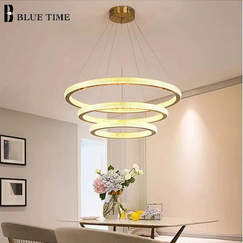 

Gold LED Pendant Light Modern Indoor Pendant Lamp for Dining Room Kitchen Living Room Bedroom Lamp Home Creative Lighting Lustre