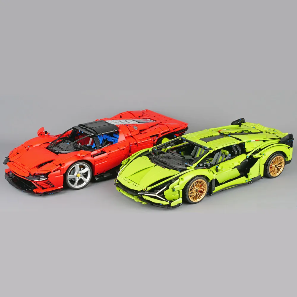 

3778PCS Ferraried Bricks Tech Model Daytona SP3 Supercar FIT 42143 42115 Building Block Toys Boys Girls Birthday Gift Christmas