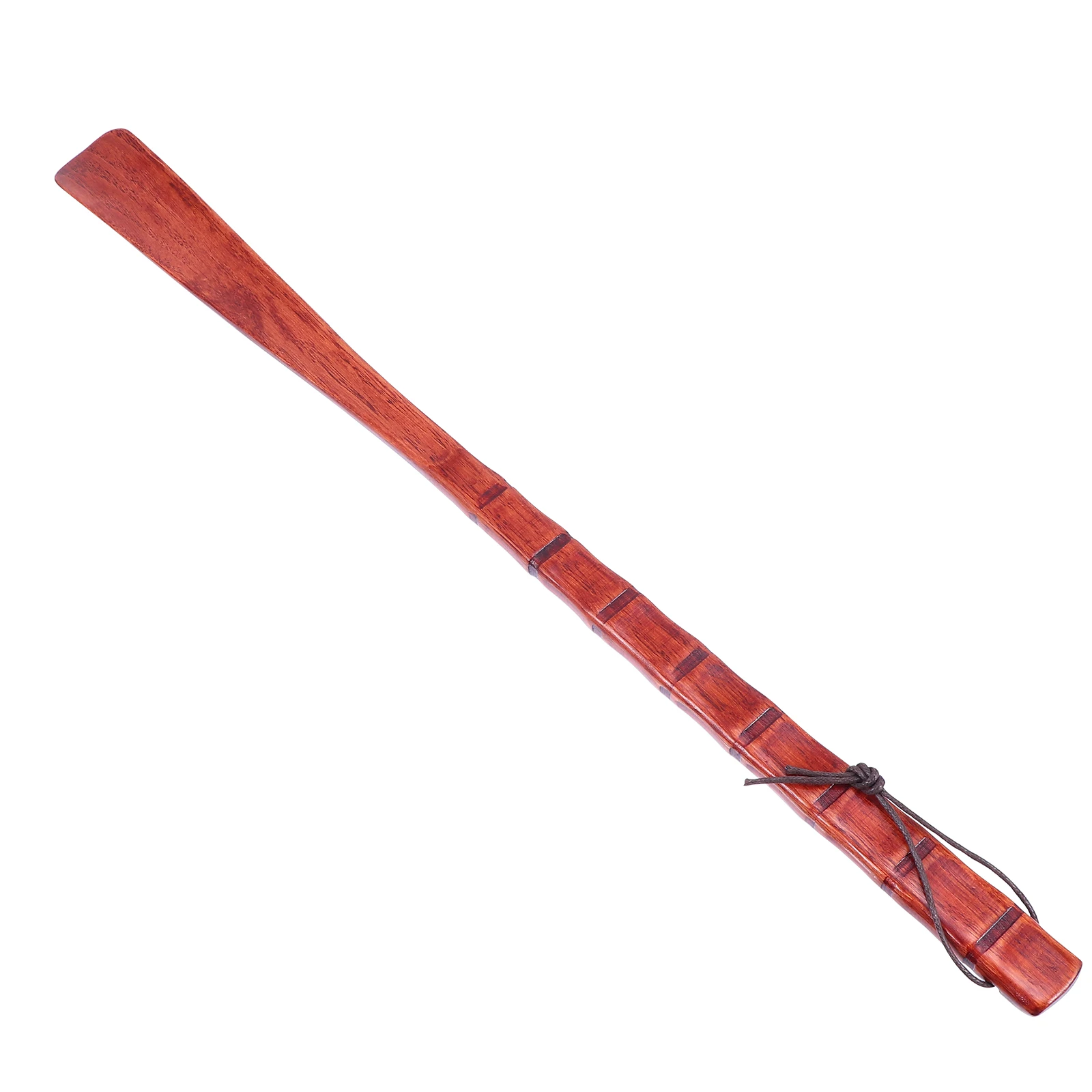 Long Handle Bamboo Wood Shoehorn Wooden Shoe Horn Shoes Dressing Stick 54.7x4cm
