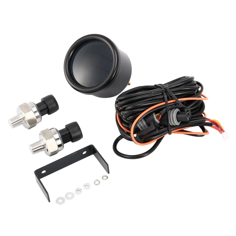 Двойной манометр с пневматической подвеской Манометр воздушной езды PSI Синий