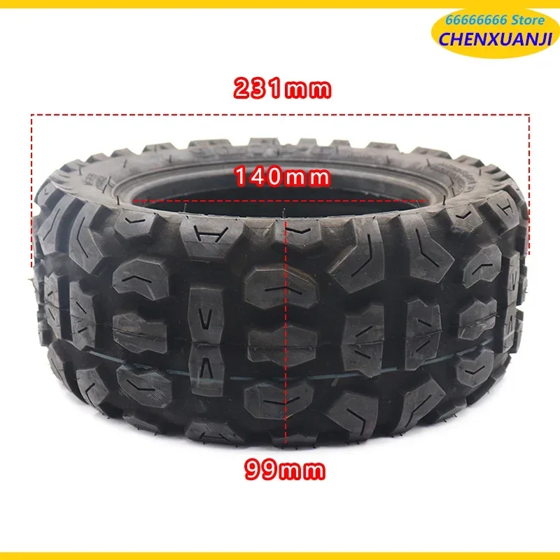 TUOVT 10-дюймовая бескамерная шина 90/70-6 внедорожная нескользящая