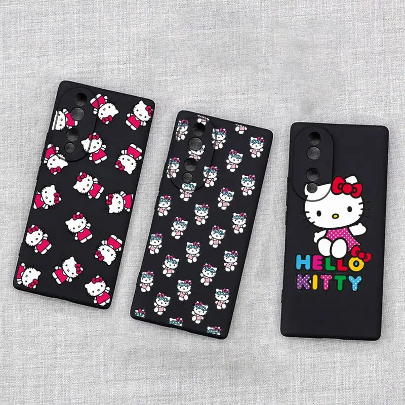 

Anime hello kitty Phone Case For Huawei Honor 70 60 50 30 20 10 9 X 9X V30 Pro Lite View Cover