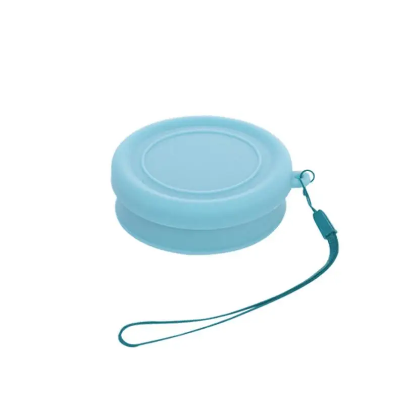 Collapsible Cups For Traveling Silicone Travel Reusable Water Bottle To-Go Pocket Size Cups For Hot And Cold Drinks Expandable