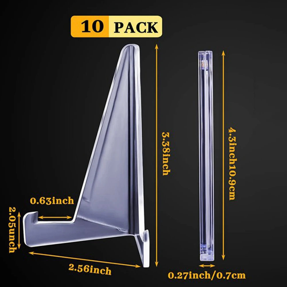 

20Pcs 35PT-360PT Card Sleeves Display Holder Acrylic Stands Small Rack for Baseball Football Sports Card Trading&Display